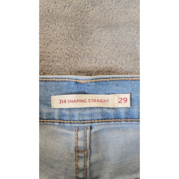 Levi's 314 Straight Leg Custom Rainbow Paint - Picture 4 of 4